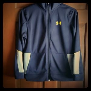 Boys Under Armour full-zip shirt